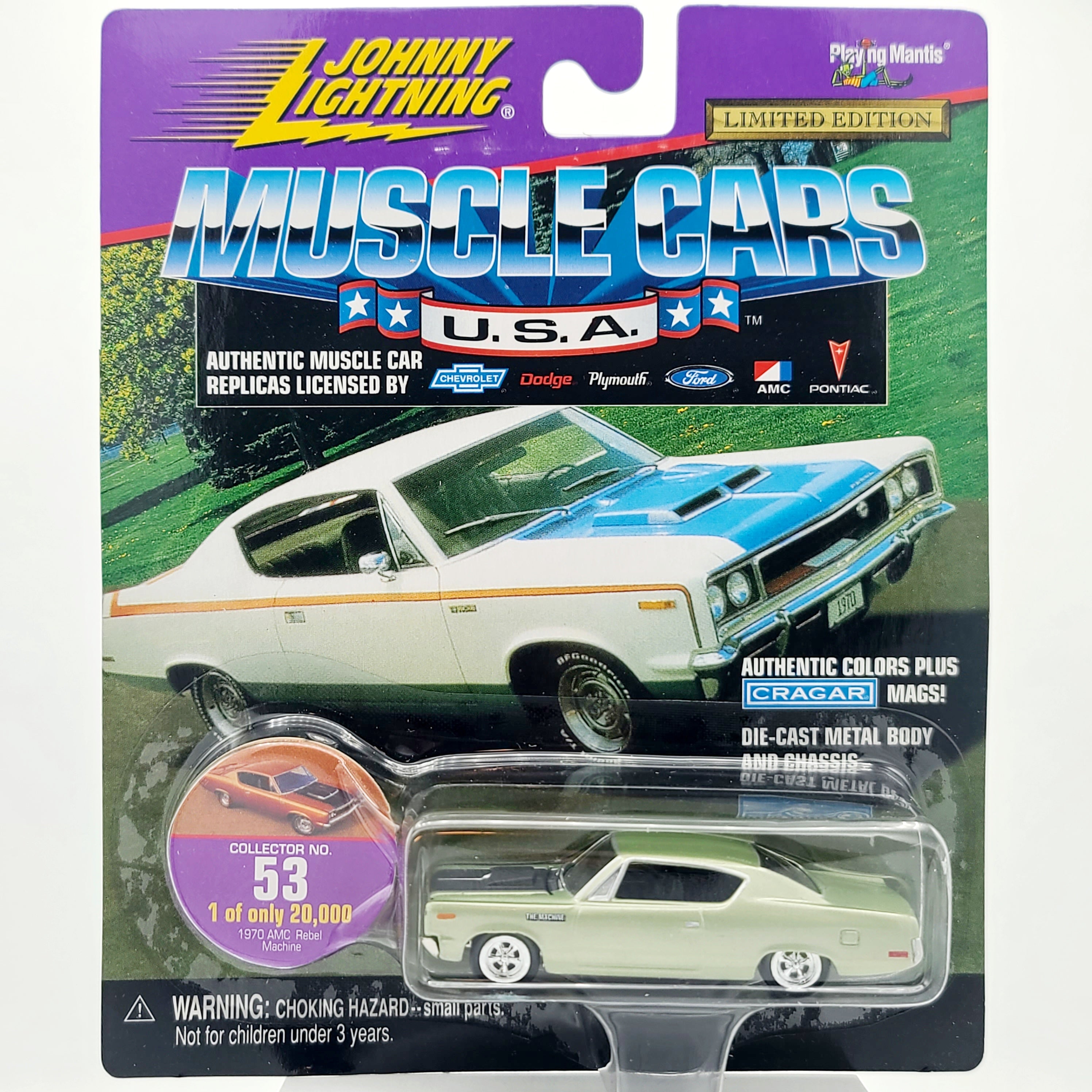 Johnny Lightning '70 AMC Rebel Machine #53 - 1:64 (1999 Muscle Cars USA)